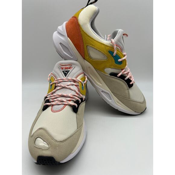 Puma TRC Blaze HC Sneakers Pristine Beige Orange Yellow Men's 384962-01 Size 12 - Picture 5 of 12